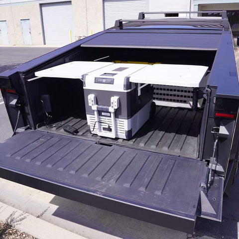 48QT Foldable Refrigerator Portable Trunk Fridge for Tesla CyberTruck