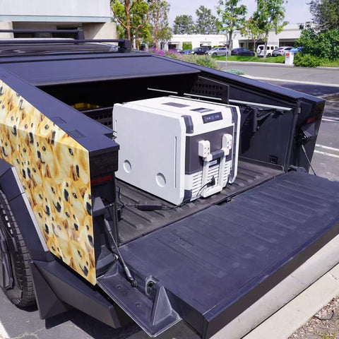 48QT Foldable Refrigerator Portable Trunk Fridge for Tesla CyberTruck